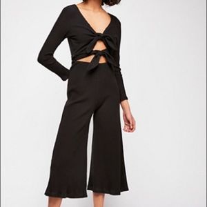 Free People Black Jumpsuit Like New
